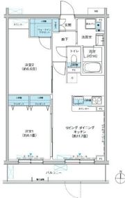 SYNCHRONICITY Musashinoの間取り画像