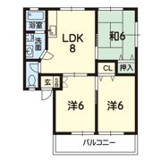 サンシャインヒロCの間取り画像