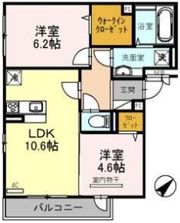インペリアル池之宮の間取り画像