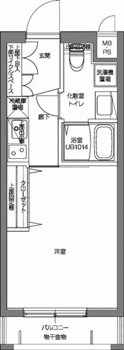 パティーナV代々木上原の間取り画像