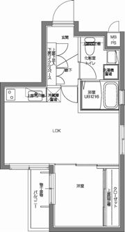 パティーナV代々木上原の間取り画像