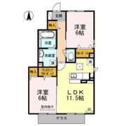 ラフィネ ル シェモア Ⅱの間取り画像