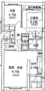 パークコートの間取り画像