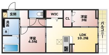 BRANSIA瀬田の間取り画像
