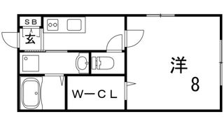 CASA楠丘の間取り画像