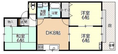 セジュール荒谷川の間取り画像