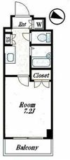 パレステュディオ新宿パークサイドの間取り画像
