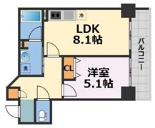 エンゼルシティフラッツ心斎橋北の間取り画像