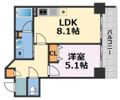 エンゼルシティフラッツ心斎橋北の間取り画像