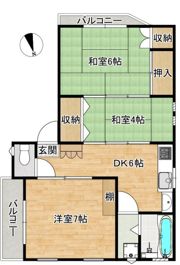 篠ビルの間取り画像