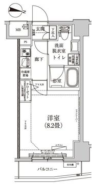 ティモーネ押上トゥーレの間取り画像