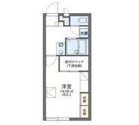 レオパレスセジュールの間取り画像