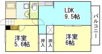 フレグランスKの間取り画像