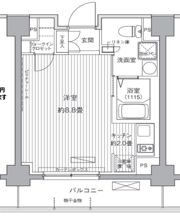 ヒューリックレジデンス茗荷谷の間取り画像