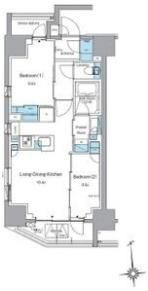 ルフォンプログレ上野稲荷町の間取り画像