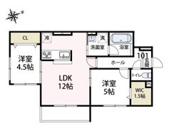 ルガロ ノイエスの間取り画像