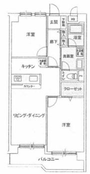 グリセーヌ新川崎の間取り画像