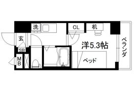 キャンパスヴィレッジ京都今出川通の間取り画像