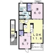 すみれ館の間取り画像