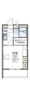 レオパレスシャルム瀬戸の間取り画像