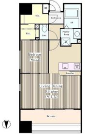 クレアール フレスカの間取り画像