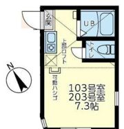 ユナイト弘明寺ヴァレンティナの間取り画像