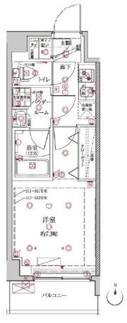 クレイシア板橋本町の間取り画像