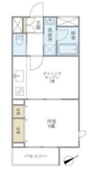 WELL House東大井の間取り画像