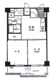 三越ゼームス坂マンションの間取り画像