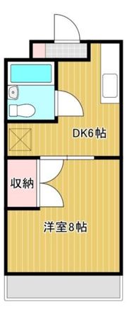 ハイツさいわいの間取り画像