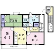 マロンフォレスタDの間取り画像