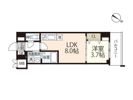S-RESIDENCE広島駅enableの間取り画像