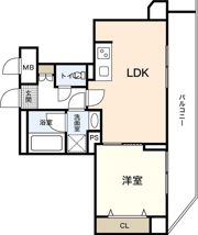 CREST CENTRAL BLDG.の間取り画像