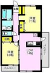 プレミアムツイン高崎 壱番館の間取り画像