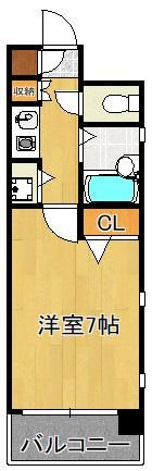 ダイナコート小倉下到津II 903号室の間取り画像