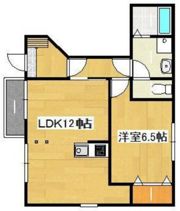 クレストール福泊C棟の間取り画像
