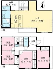 奥沢2丁目貸家の間取り画像