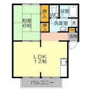 コナハイムA棟の間取り画像