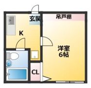 タチバナ宇喜田ハイツの間取り画像