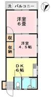 ハイツユーの間取り画像