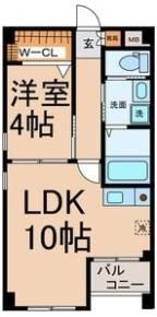 パークアベニュー東山の間取り画像