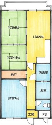 エステル津田の間取り画像