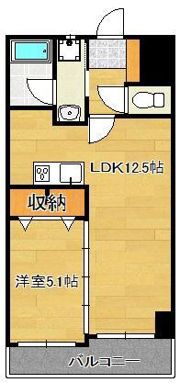 THE SQUARE Suite Residenceの間取り画像