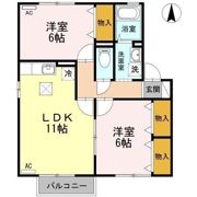 メルベーユの間取り画像