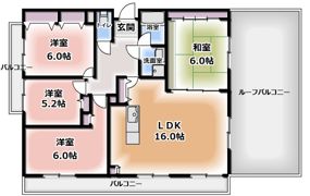 トレ・ビバース上山手公園IIの間取り画像