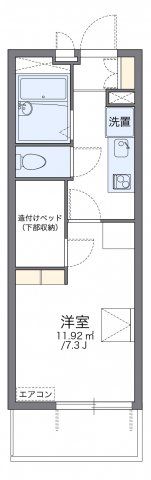 レオパレスメゾン MⅡの間取り画像