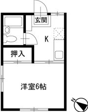 クローカス・コスギの間取り画像