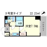 メインステージ西天満T’s SQUAREの間取り画像