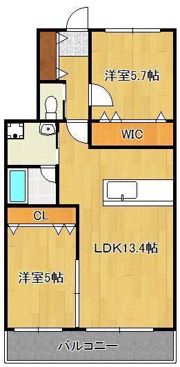 医生ヶ丘ヴァレンシア C棟の間取り画像