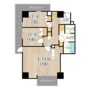 ザ・グランドビュー・オオサカの間取り画像